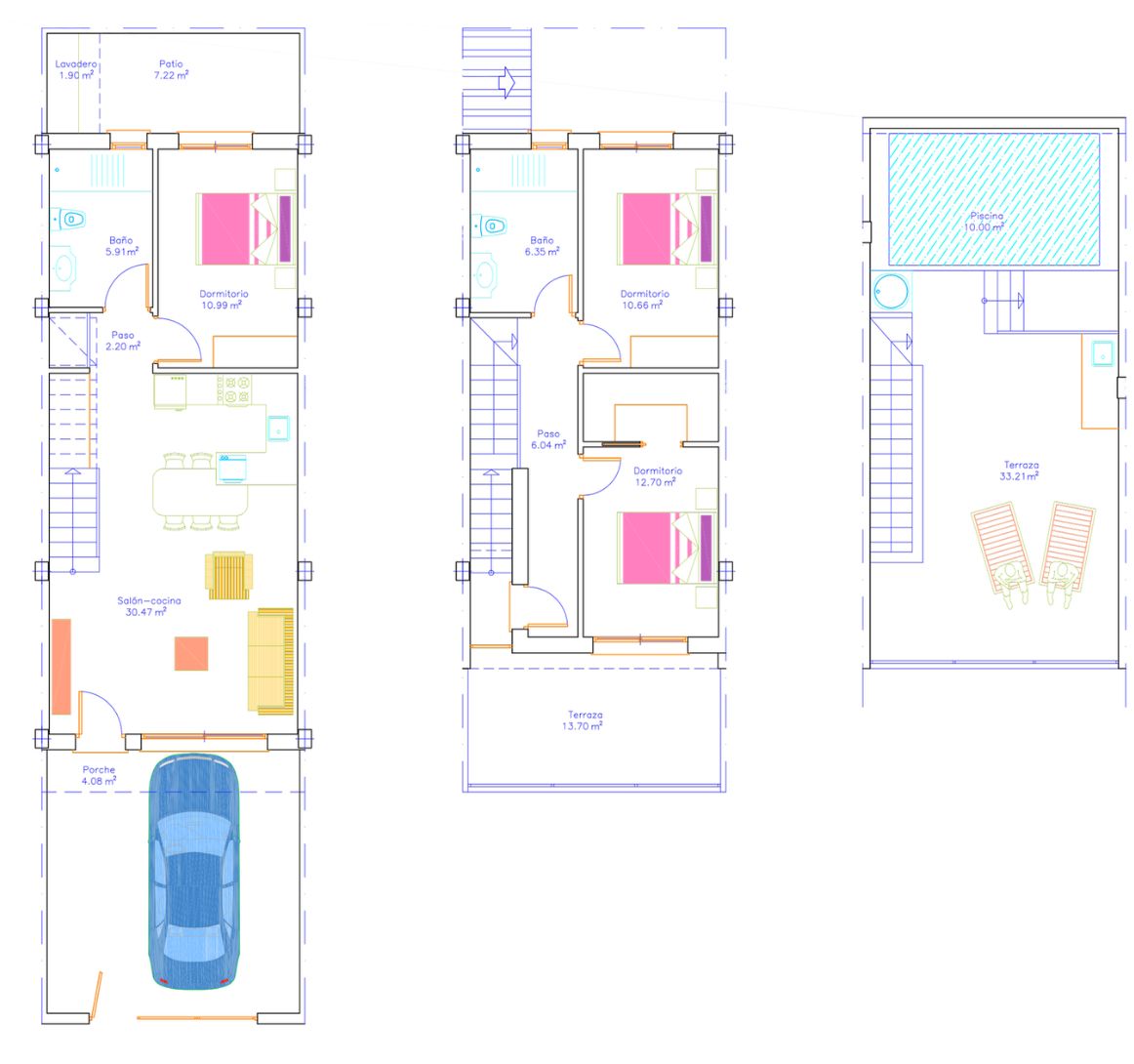 Casa 3 habitaciones 109m² en venta - Lo Pagán - foto 14
