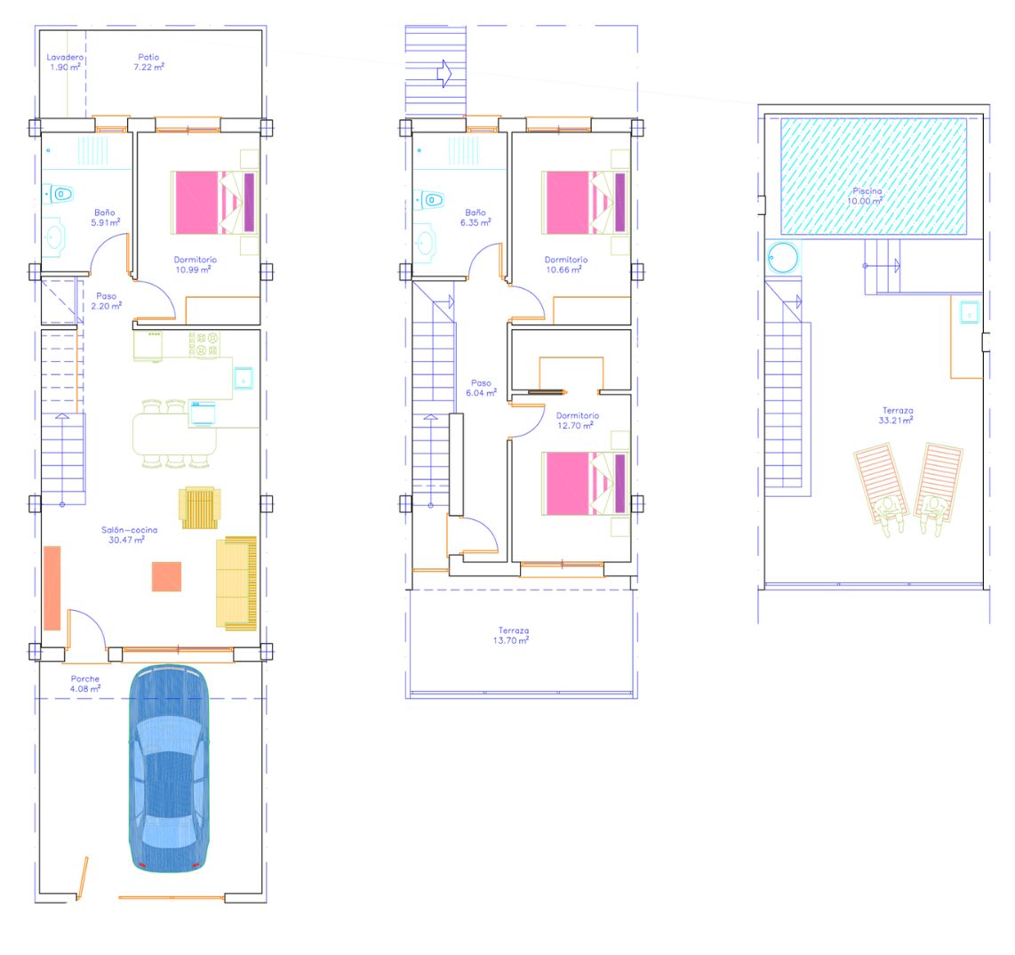 Casa 3 habitaciones 109m² en venta - Lo Pagán - foto 16