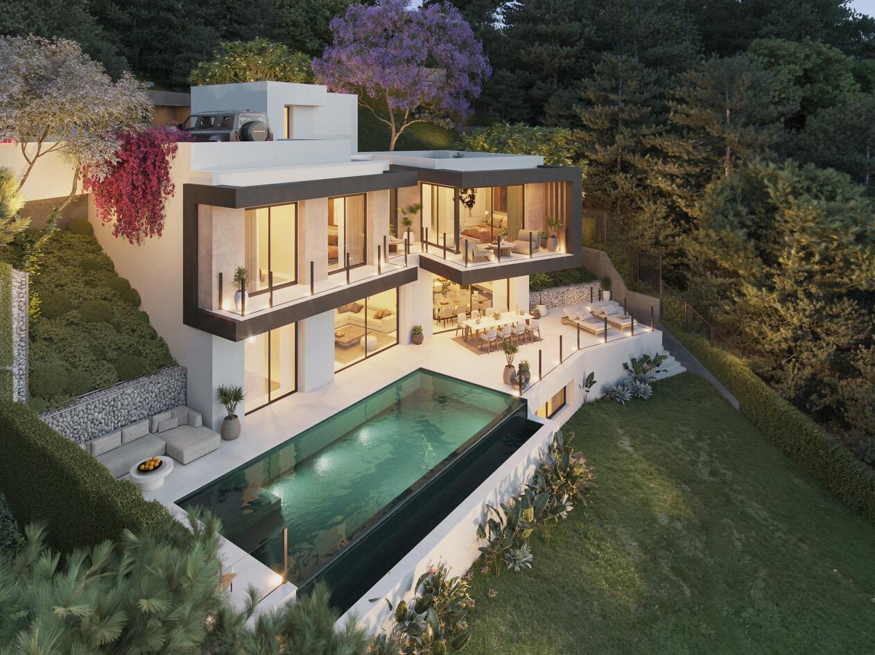 VILLA DE LUJO EN PINARES DE SAN ANTON CON VISTAS AL MAR - foto 2