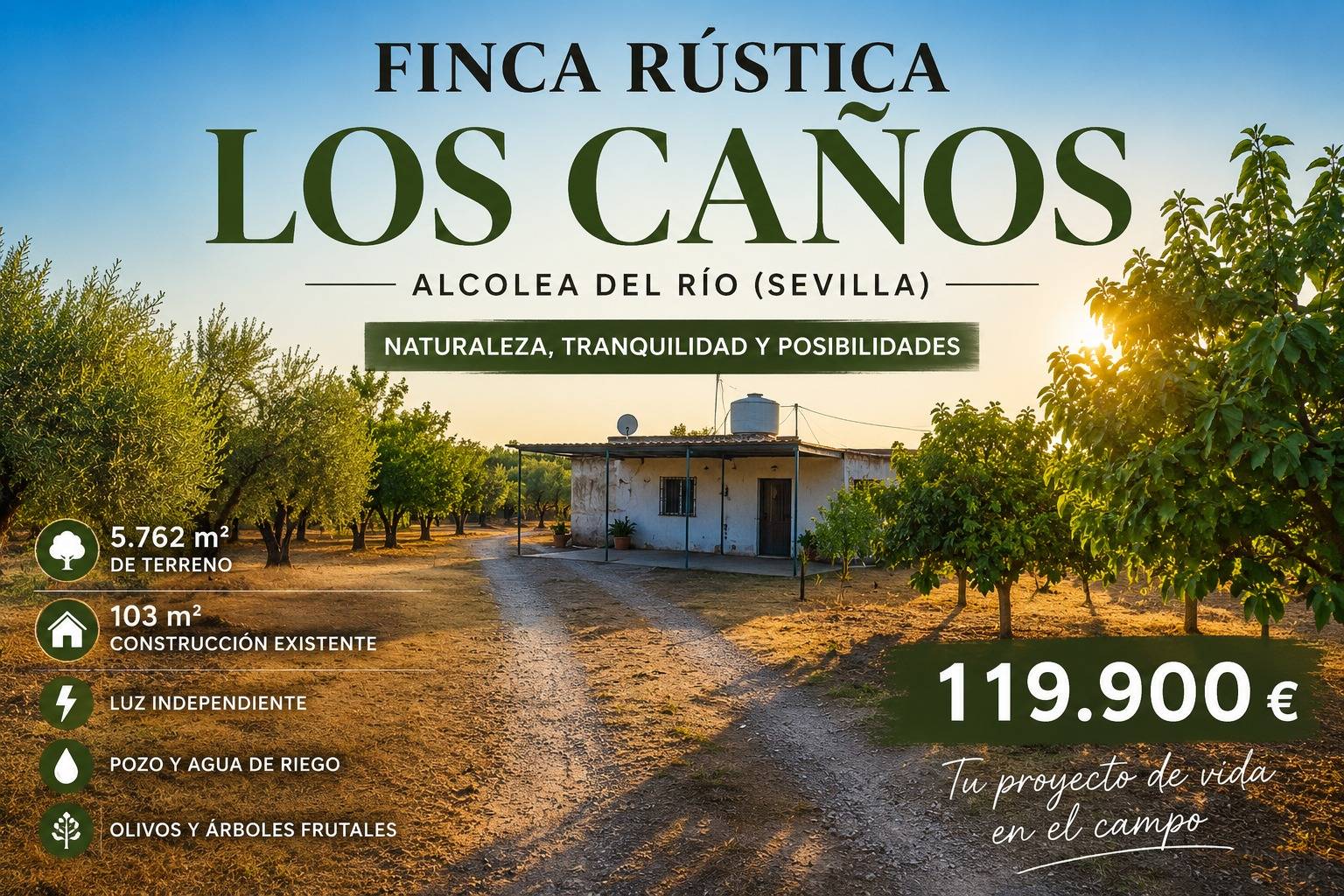 Finca Rústica con Vivienda, Pozo Legalizado y 5.762 m2 de Na