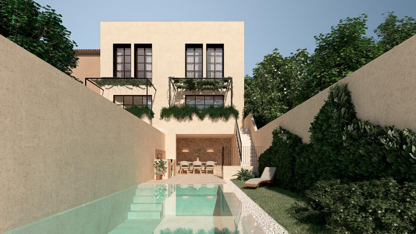 ADOSADO DE OBRA NUEVA CON PISCINA EN VILAFRANCA - foto 2