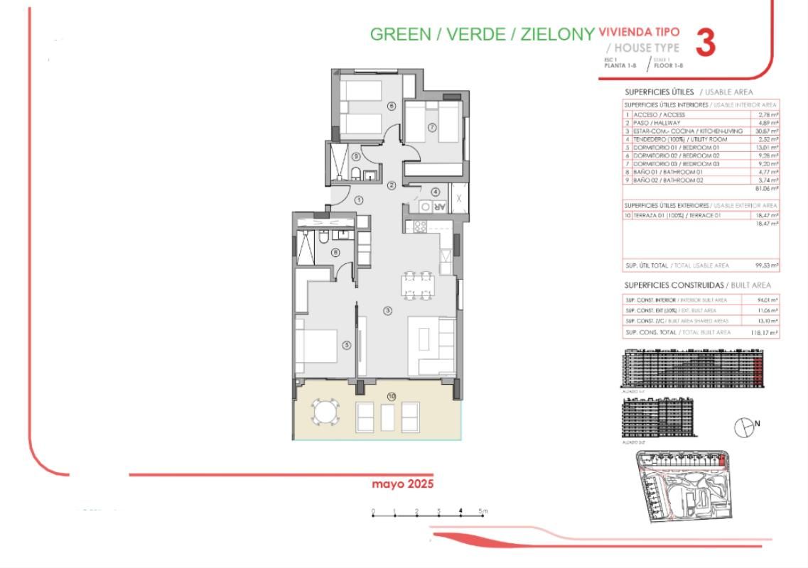 Apartamento 3 habitaciones 103m² en venta - Punta Prima - foto 13