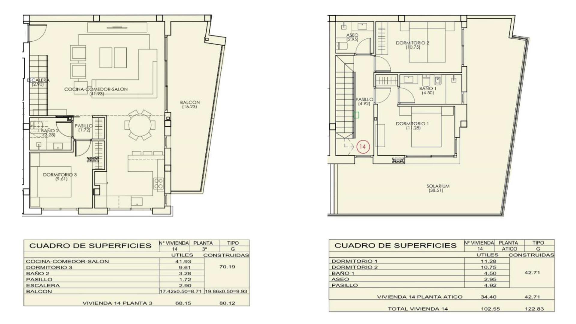 Exclusivo ático dúplex de tres niveles con solárium privado, - foto 24