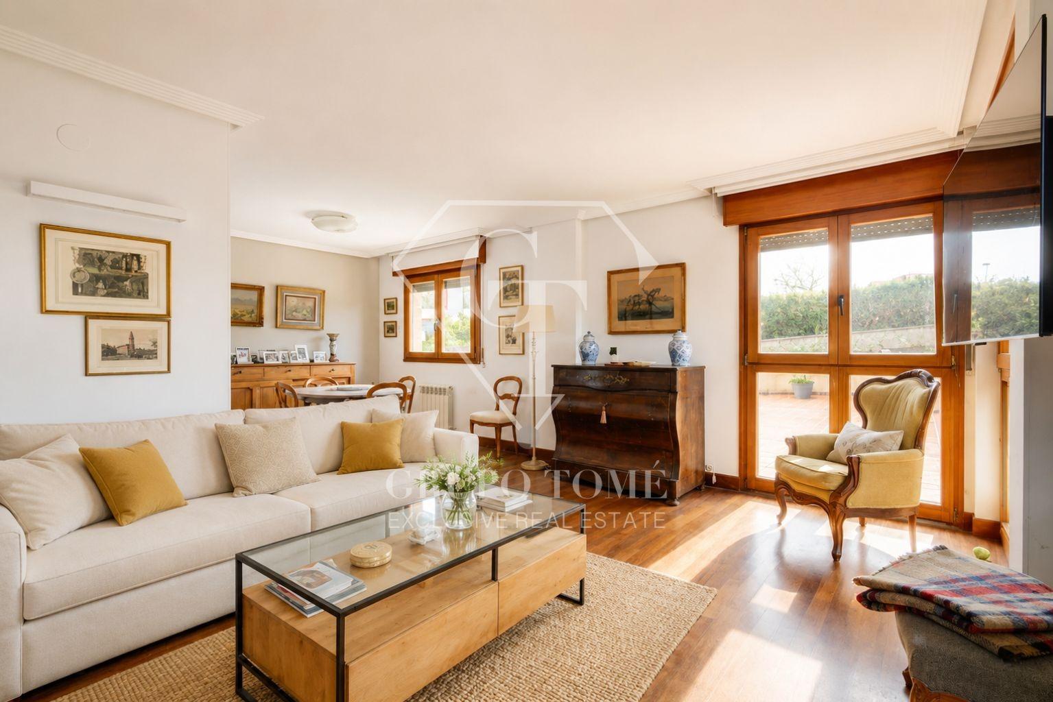 Amplia vivienda en Aiete con una excepcional terraza de 328  - foto 2