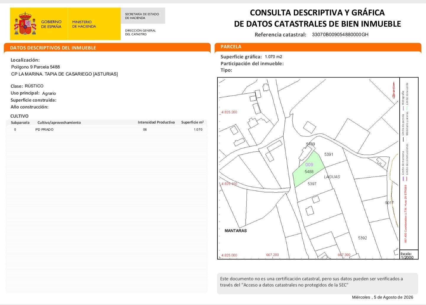 PARCELA EDIFICABLE DE 1.070 m2 – MÁNTARAS (TAPIA DE CASARIEG - foto 12