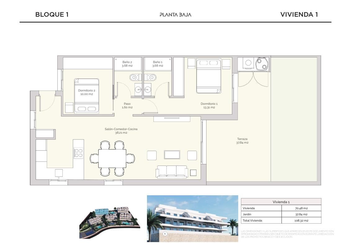 Apartamento 2 habitaciones 88m² en venta - Golf Puig Campana - foto 6