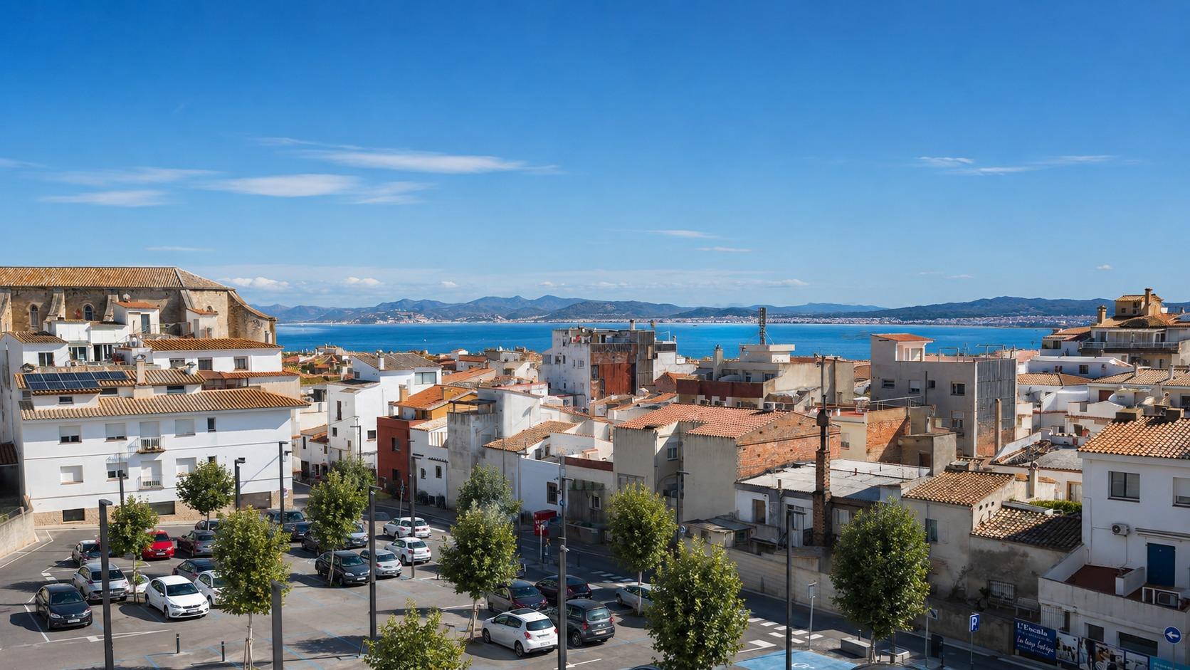 Dúplex con vistas al mar en l'Escala