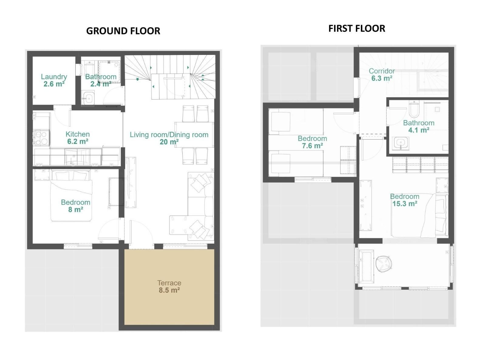 Dúplex 3 habitaciones 83m² en venta - Urbanización Perla del - foto 35