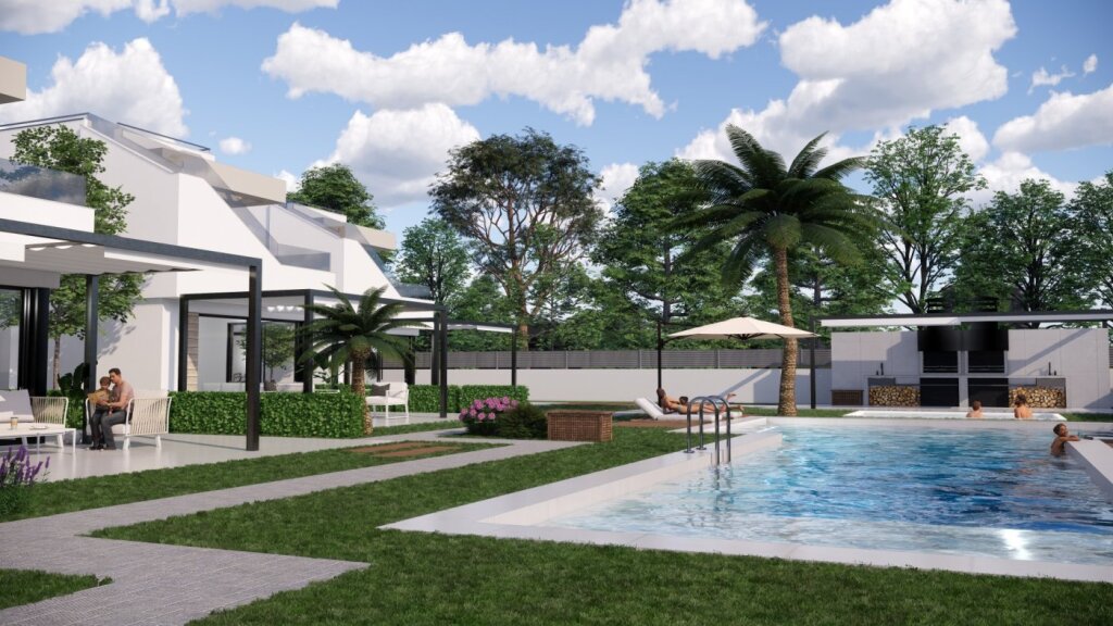 VILLAS DE OBRA NUEVA EN PILAR DE LA HORADADA EN EL CAMPO DE  - foto 8