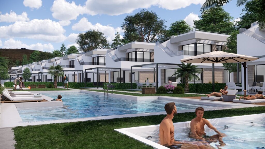 VILLAS DE OBRA NUEVA EN PILAR DE LA HORADADA EN EL CAMPO DE  - foto 9