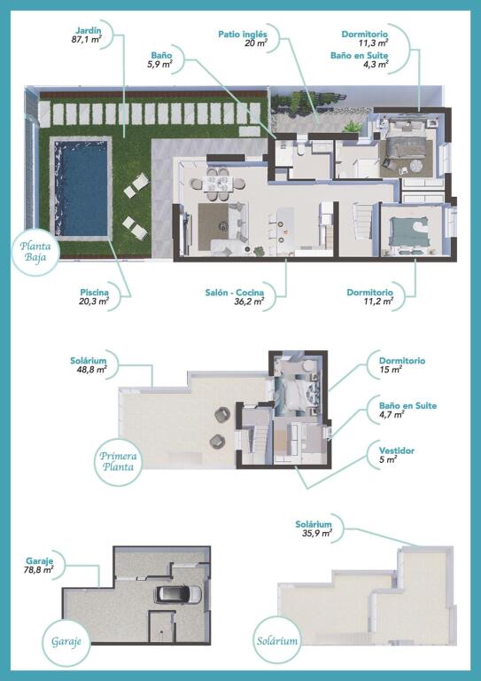 Villas de obra nueva cerca de La Serena Golf y la playa en L - foto 14
