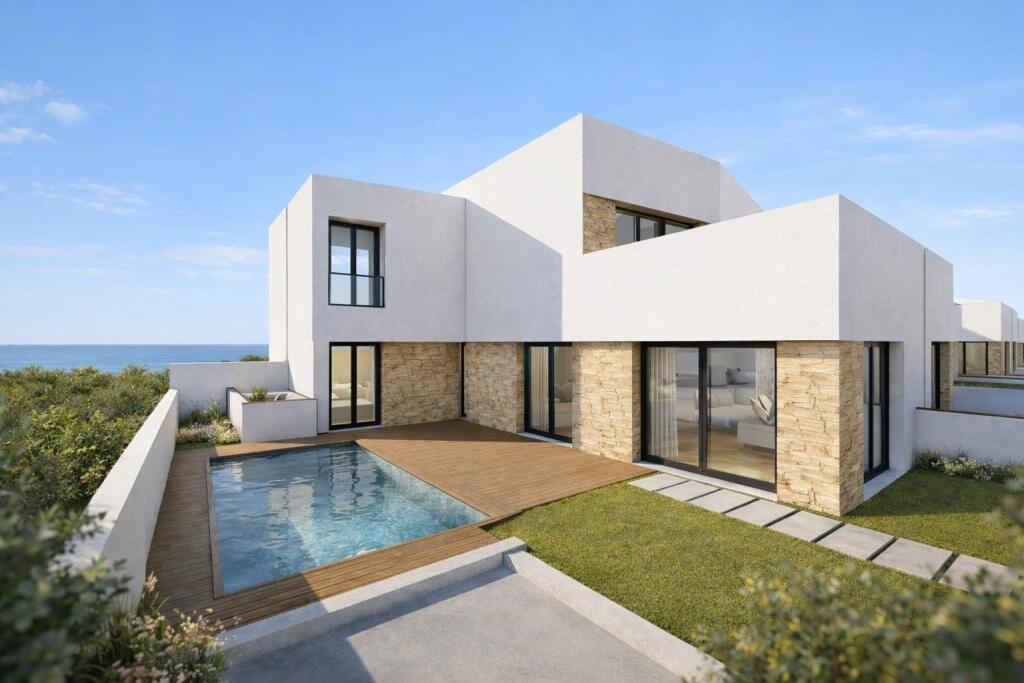 Villas adosadas de obra nueva con amplias terrazas en Bigast