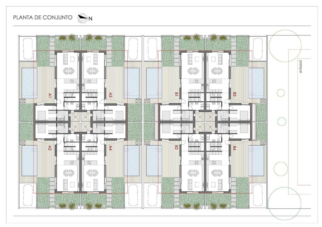 Villas adosadas de obra nueva con amplias terrazas en Bigast - foto 16