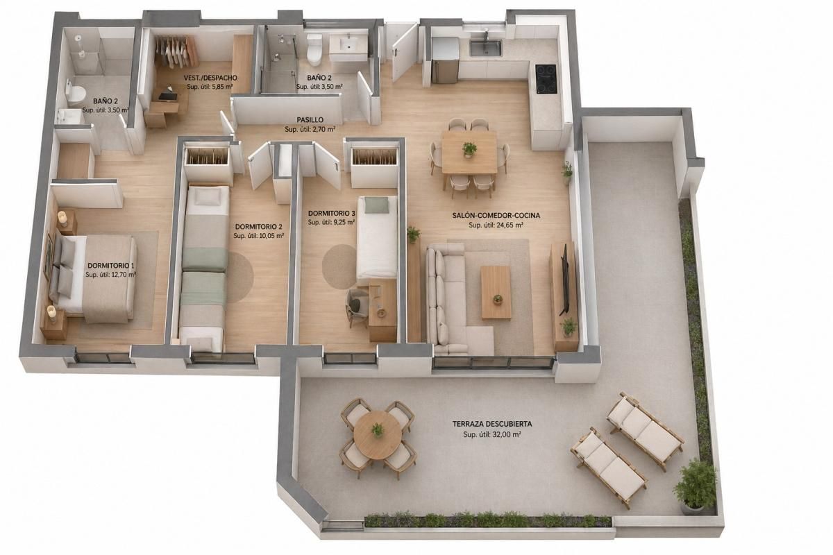 Apartamento 3 habitaciones 167m² en venta - Cala de Villajoy - foto 17
