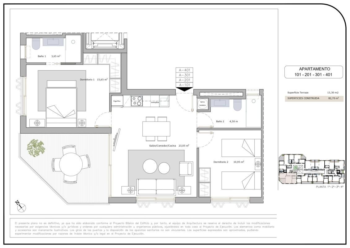 Apartamento 2 habitaciones 73m² en venta - Los Cuarteros - foto 13