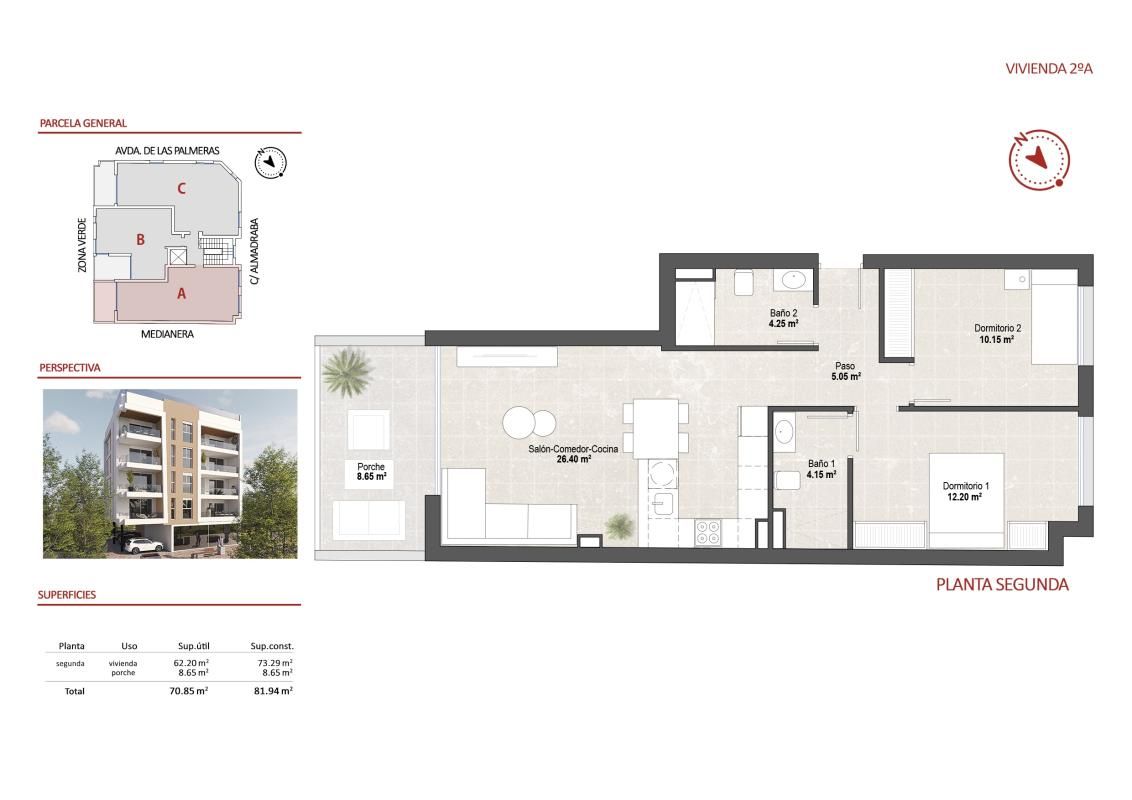 Apartamento 2 habitaciones 73m² en venta - LA PUNTICA - foto 6
