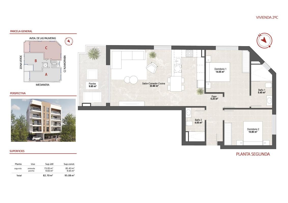 Apartamento 2 habitaciones 73m² en venta - LA PUNTICA - foto 7