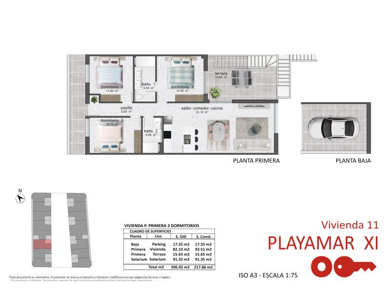 Apartamento 3 habitaciones 75m² en venta - Zona Pueblo - foto 15