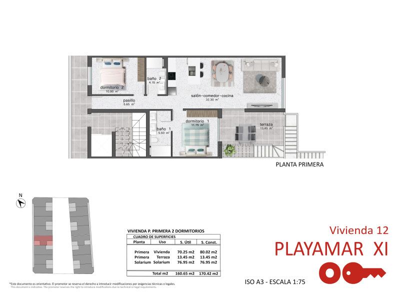 Apartamento 3 habitaciones 75m² en venta - Zona Pueblo - foto 17