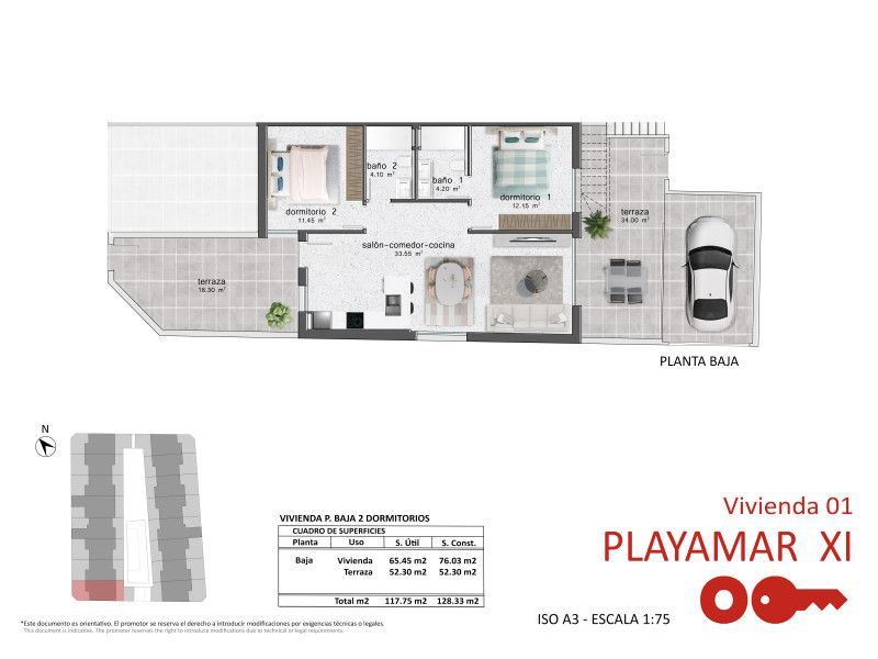 Apartamento 3 habitaciones 75m² en venta - Zona Pueblo - foto 8