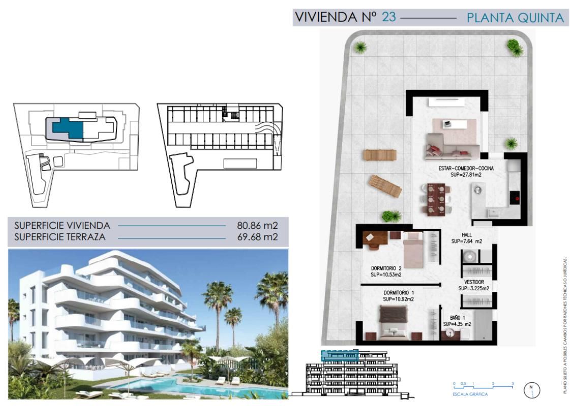 Apartamento 2 habitaciones 71m² en venta - Pueblo Latino - foto 9