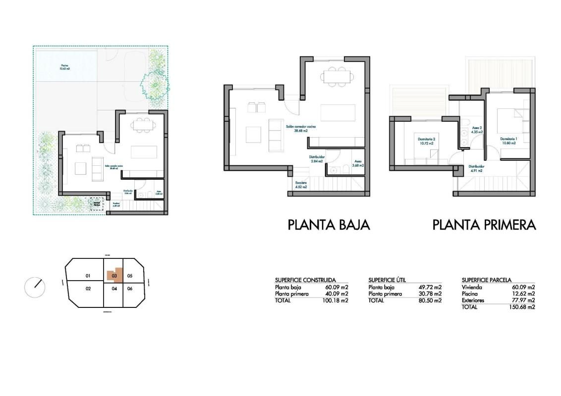 Villa 2 habitaciones 77m² en venta - Torre-Pacheco - Torre-P - foto 13