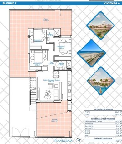 Moderno bungalow en Pilar de la Horadad, Alicante - foto 5