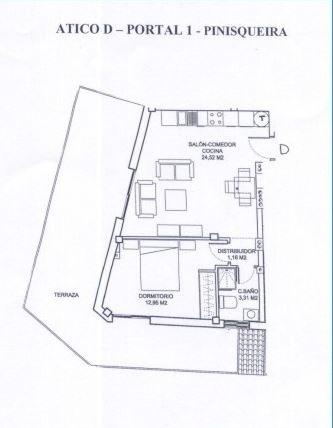 Alquiler de vivienda de 1 dormitorio y amplia terraza - foto 4